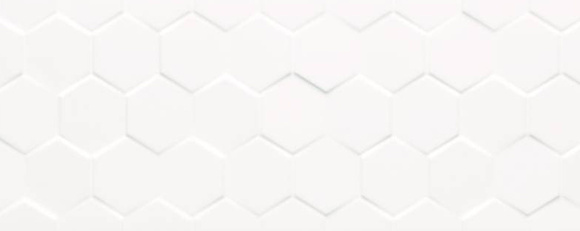 Charisma White Hexagon Glossy