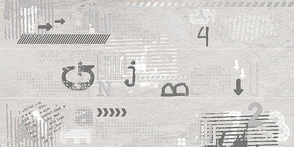 Composicion Traffic White 45x90см к-т 3бр. плочки