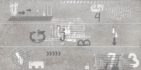 Composicion Traffic Grey 45x90см к-т 3бр. плочки